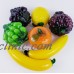  Murano Style Glass Fruit 7 Life Size Pieces table Setting Display    163153565331